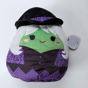 Squishmallows Halloween Witch Bags Plush with Green and Purple